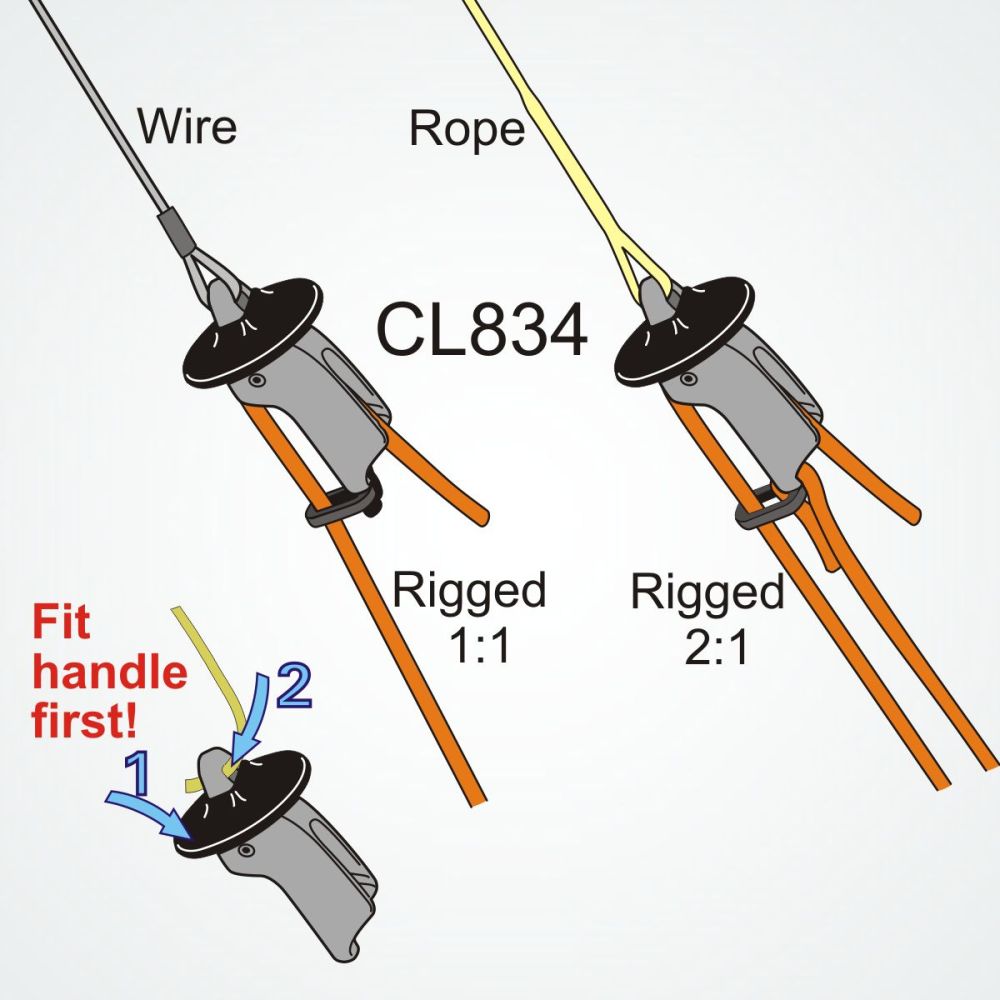 Trapeze Cleat Handle